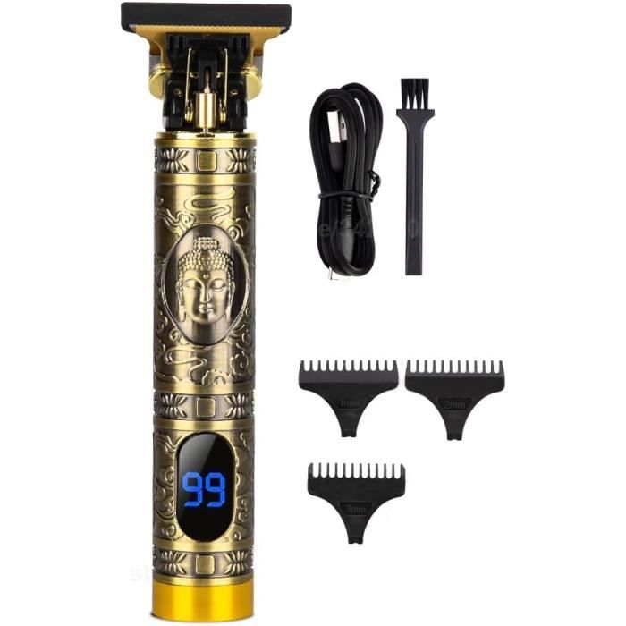 Tondeuse Rasoir Rechargeable USB Sans Fil Pour Cheveux, Barbe Et Corps - Neuf