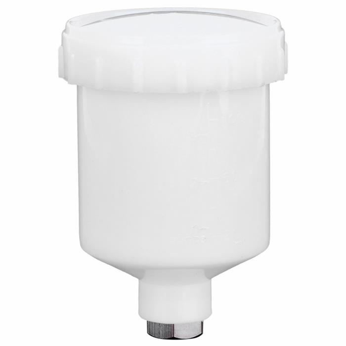 Tasse Remplacement 300 Ml Pour Pistolet Pulvérisateur – Plastique Robuste + Filetage 15 Mm, Travail Sans Interruption