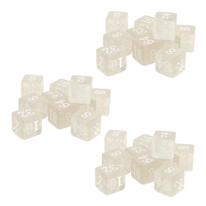 Dés 6 Faces 22mm : Symbole de Vie/1, à l'échelle du monde