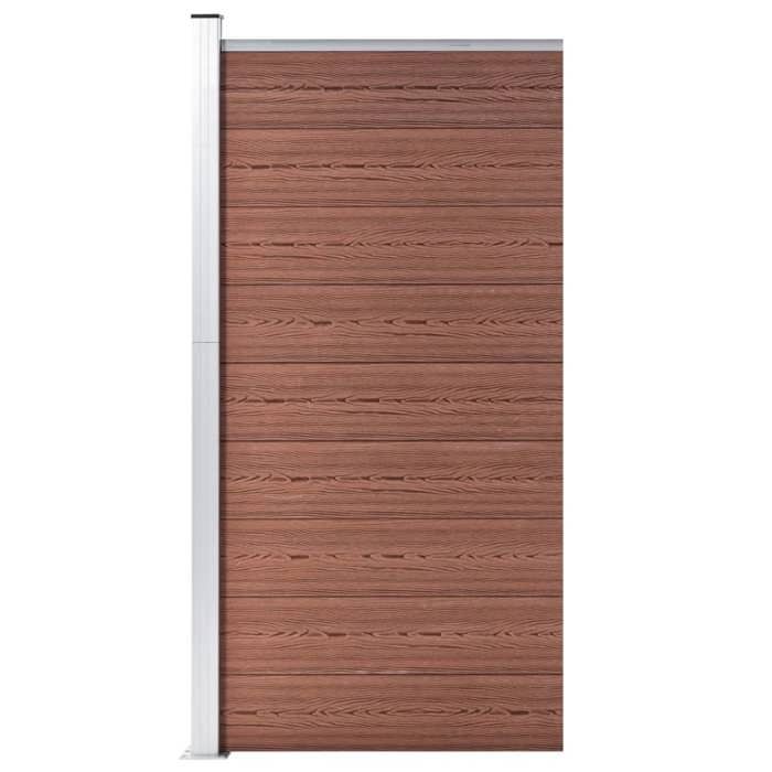 vidaXL Panneau de clôture WPC 95x186 cm