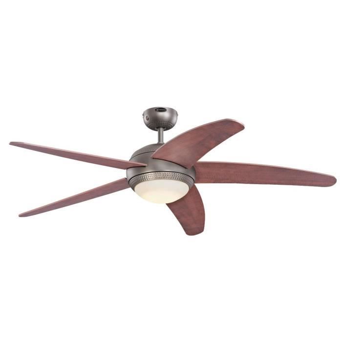 Westinghouse 7207140 Ventilateur De Plafond Metal 55 W Etain Fonce 132 X 132 X 36 Cm Achat Vente Ventilateur De Plafond Westinghouse 7207140 Cdiscount