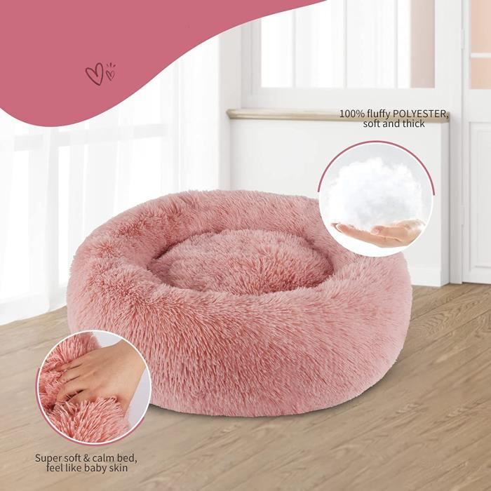 Panier Moelleux Pour Chien Ou Chat - Taille XS 45x35cm, Fond Antidérapant - En Peluche Douce, Lavable - Lit Confortable Pour Intérieur