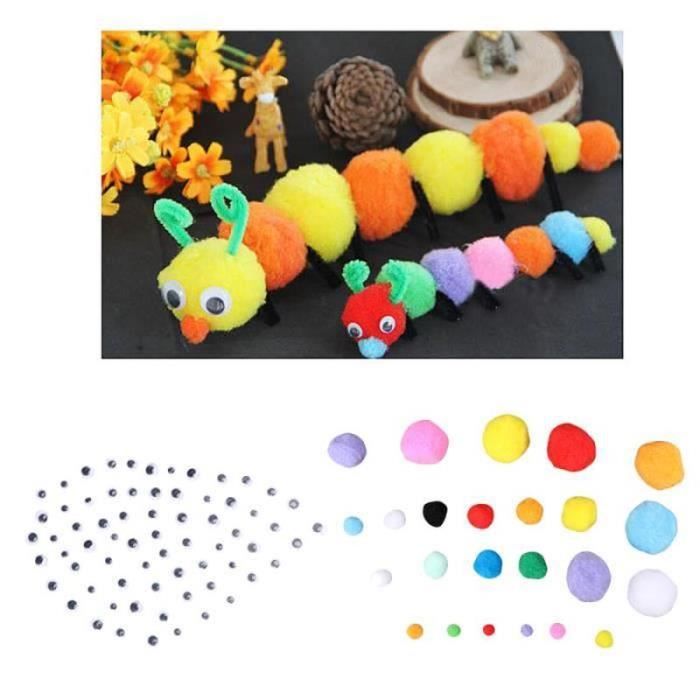 100 pièces cure-pipes chenille tige, couleur unie pipe cure-pipe ensemble pour cure-pipes bricolage arts artisanat décorations, tiges chenille pipe-cures (ora | FR