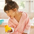 TD® canard de bain flottant bebe jaune enfant en silicone jouet douche piscine qui couine fait du bruit jeu fille garcon salle de-1