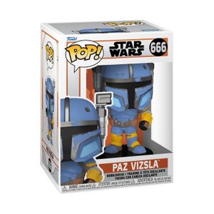 Figurine Funko Pop! The Mandalorian - Mario Metallic - Édition Limitée | Collection Star Wars | 9,5cm