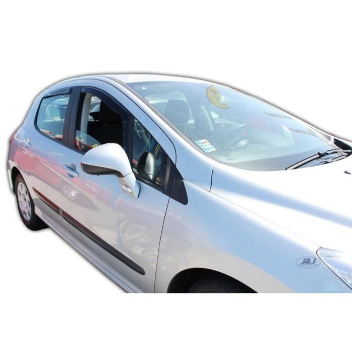 Déflecteurs pour auto J&J AUTOMOTIVE  Deflecteurs d'air déflecteurs de Vent  Compatible avec Peugeot 308 II 5 Portes 201 3465 - Cdiscount Auto
