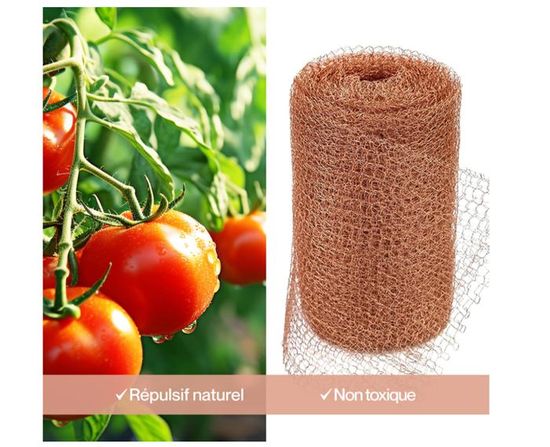 YouYuer 2PCS Grillage Anti Rongeur de Haute Qualité,Maille Cuivre,Cuivre Anti Limace Escargot Souris Rat Oiseaux Nematodes Ferramol pour Maison Jardin Lutte Antiparasitaire Rongeur Escargot Oiseaux