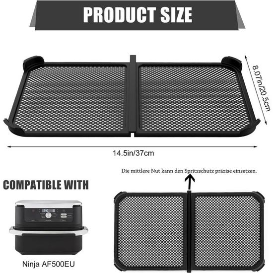 2 Pièces Grille Anti Projection En Inox Réutilisable Et Dessous De Plat