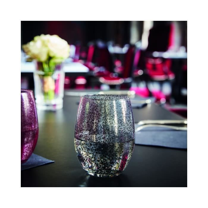 CHEF & SOMMELIER PRIMARY HANDCRAFT - Boîte De 6 Verres Hauts Krysta 36 Cl Bleu Poudre