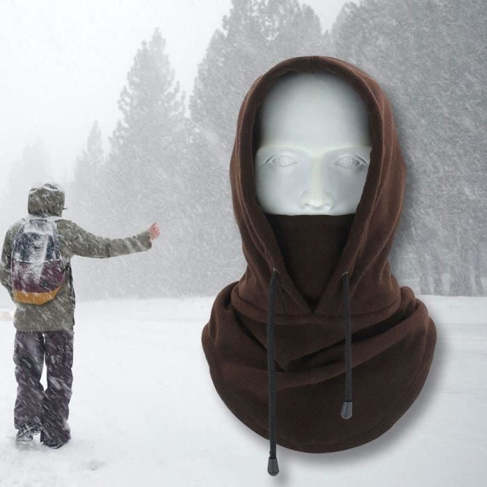 Masque facial de chapeau de cagoule d'hiver, masque de ski