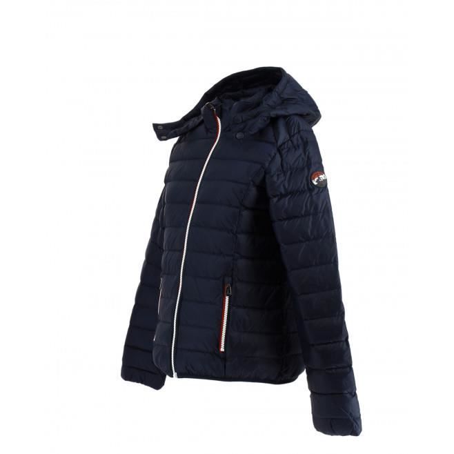 Doudoune enfant JOTT ROSSO Bleu Col capuche Plume et duvet Bleu Cdiscount Pret a Porter