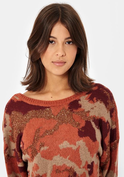 Pull camouflage femme Joset Jaune Cdiscount Pr t Porter