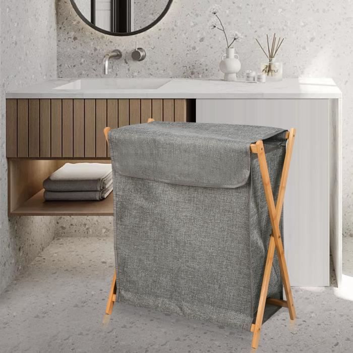 Panier à Linge Pliable Imperméable Mnsruu Motif Baleine - Rangement Jouets Chambre Salle De Bain