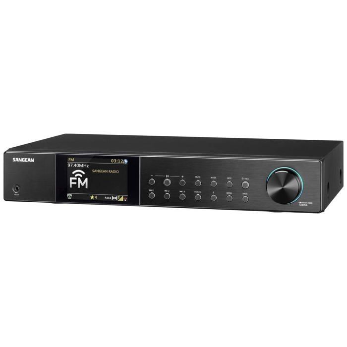 Adaptateur Radio Internet DAB+ FM WiFi Bluetooth - Avec écran Couleur, Télécommande - Pour Recevoir Des Milliers De Stations - 6