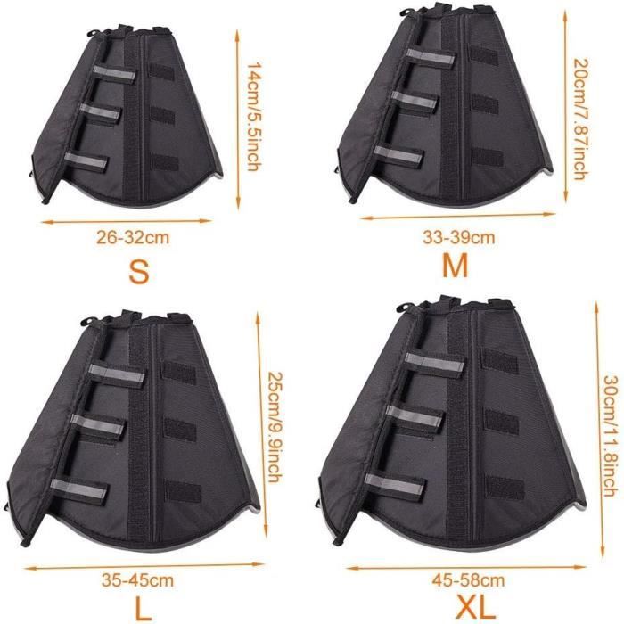 Cône De Protection Doux Pour Chien Après Opération - Collier Anti-Léchage Réglable En Maille Respirante, Taille M - 12