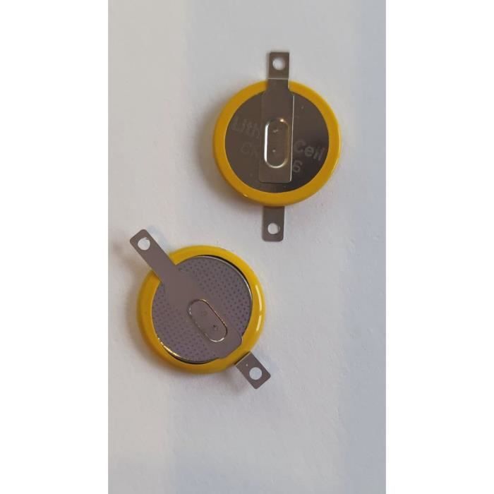 Feidt Pendentif Croix – Or Jaune 9K et Saphirs Blancs
