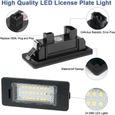 2PCS LED Éclairage Plaque D'immatriculation Auto Ampoules Super Brillant 6000K Xénon Blanc 24SMD, pour BMW E82/E88/E90/E92/E93/E39-2
