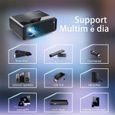 Elephas WiFi Vidéoprojecteur 7500 Lux Rétroprojecteur Supporte 1080P Full HD Portable Projecteur Vidéo Compatible iPhone Android-2