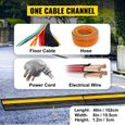 4 PCS Rampe de protection de câble - VEVOR - Passage câbles en PVC caoutchouc - Charge 8T-2