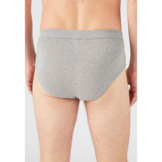 Slip Damart Lot de 3 slips ouverts homme Gris Chin Clair