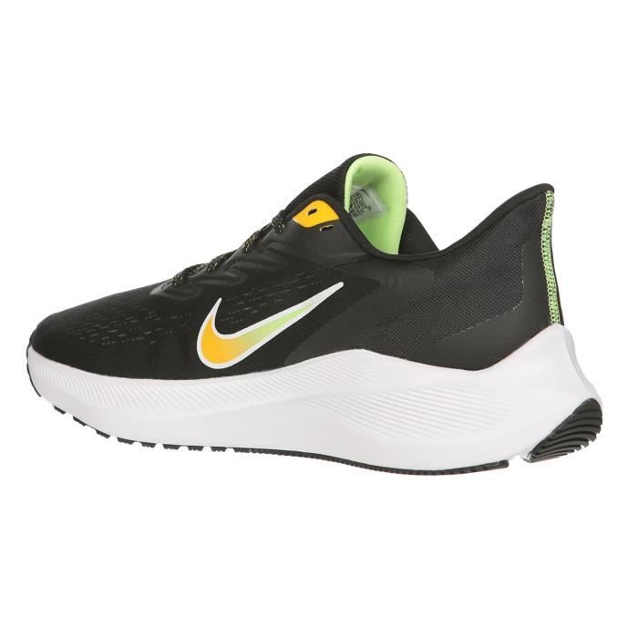 NIKE Chaussures de running ZOOM WINFLO 7 Homme Jaune Noir Cdiscount Sport
