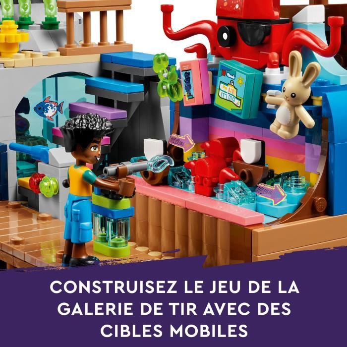 LEGO® Friends 41737 Le Parc d'Attractions à la Plage, Jouet de Construction  Avancée, Enfants 12 Ans - Cdiscount Jeux - Jouets