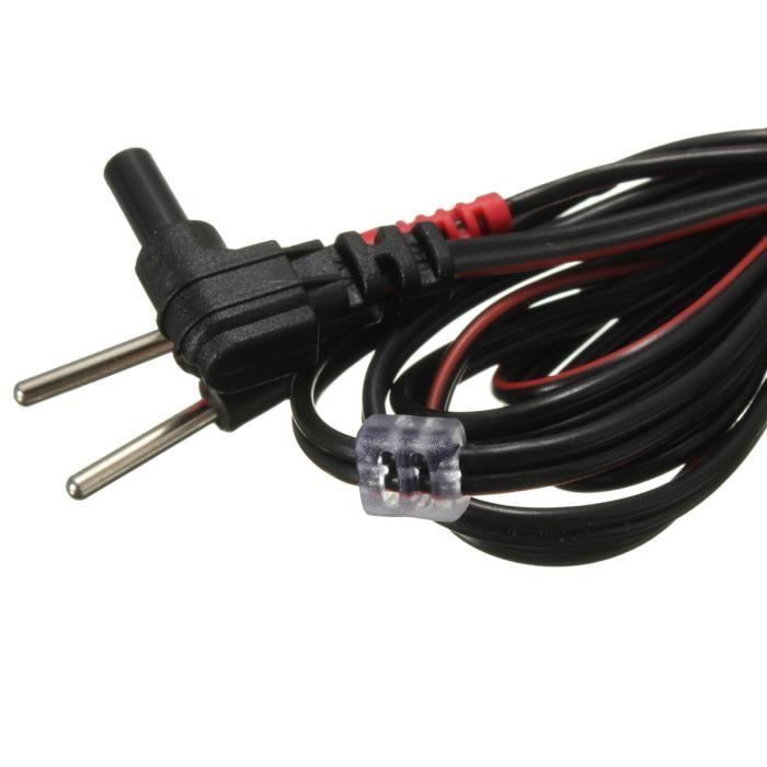 NEUFU 2x Câbles de Fil d'électrode Standard Connexion de broche standard  Pour Tens / Ems Machines - Cdiscount Sport
