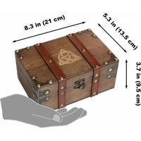 Coffre En Bois Teinté Et Polyuréthane