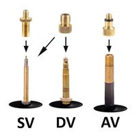24 Adaptateurs De Valve De Vélo PHCOZY – En Cuivre, Pour AV/DV/SV, Compatibles Pompes Et Compresseurs, Boîte De Rangement