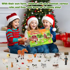 Calendrier De L'Avent Animaux De La Ferme 2025 - 24 Jours Avec Mini Figurines, Tracteur, Grange, Pour Enfants 3-10 Ans - 6