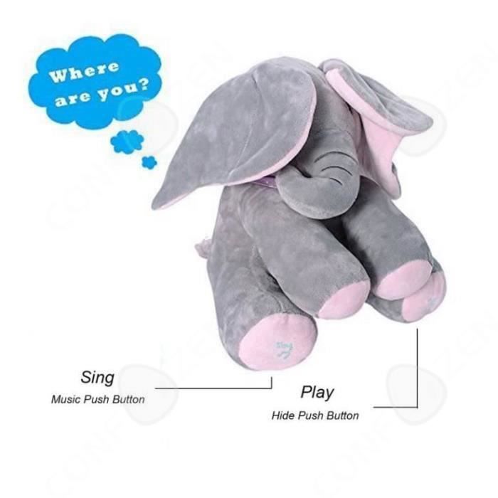 Peek a boo elephant francais Cdiscount