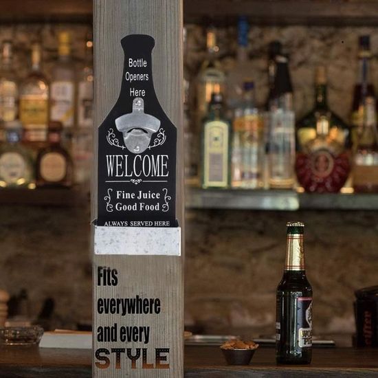 XX Fonte Mural Tire-bouchon Décapsuleur Ouvre Bouteille Outil Bière Soda Bar Club - La Cave