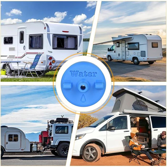 Raccord D'Eau Rapide Pour Camping-Car - Adaptateur Remplissage Réservoir, Sans Outil
