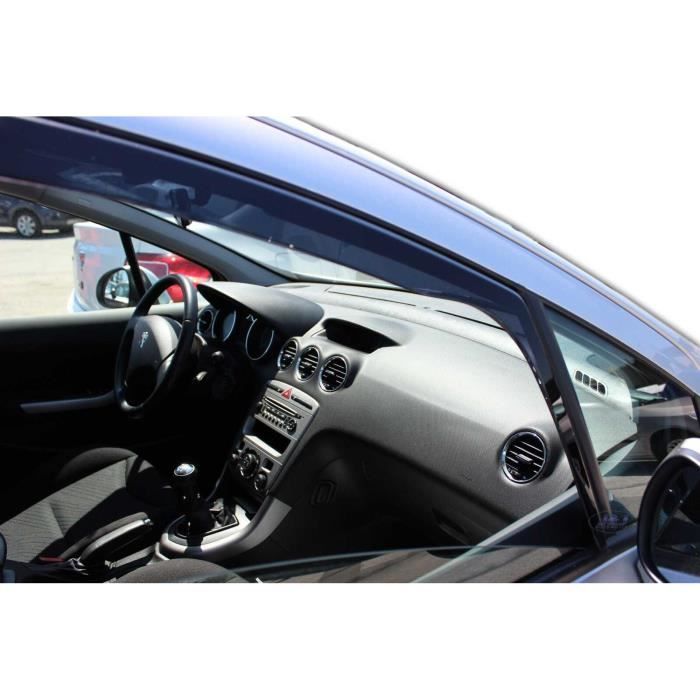 J&J AUTOMOTIVE | Heko Deflecteurs d'air Déflecteurs de Vent Compatible avec C3 3 5P. Berlina Depuis 2017, Ensemble 4 pcs, Aérodynamique