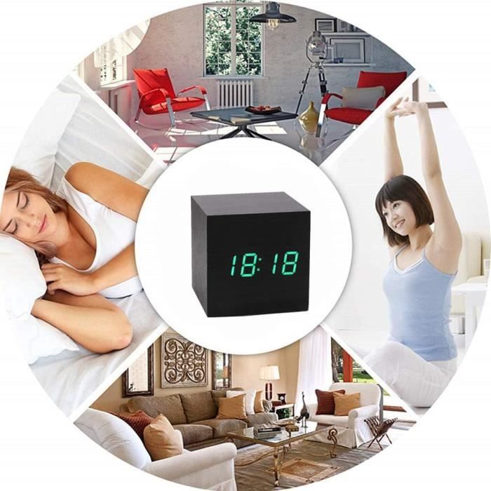 Réveil Numérique Réveil Horloge Numérique À Led, Réveil De Chevet