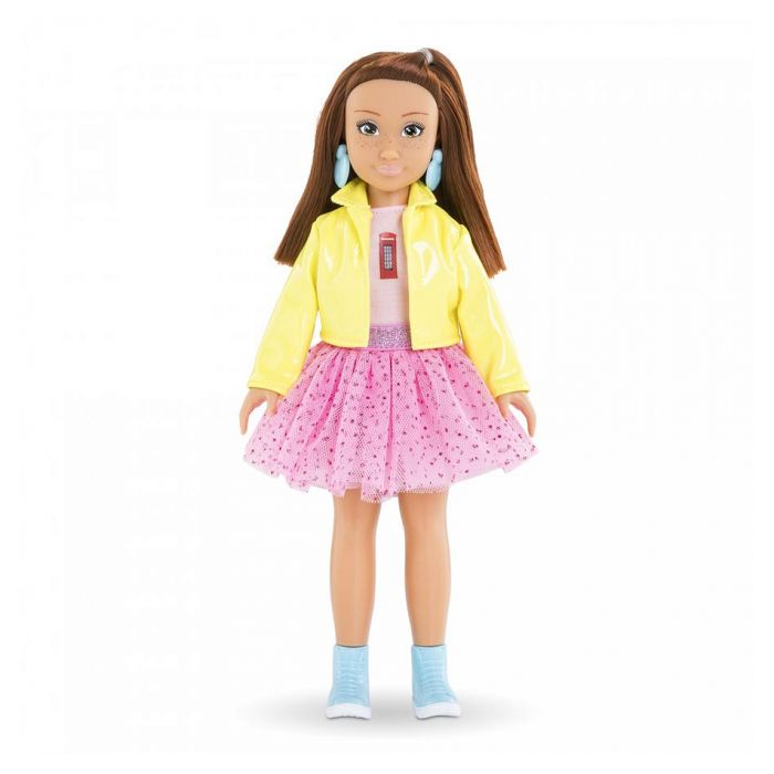 Corolle Luna Fashion Week Milan | Poupée Mannequin 28cm | 4 Accessoires + Boucles D'oreilles | Sent Bon La Vanille | Dès 4 Ans