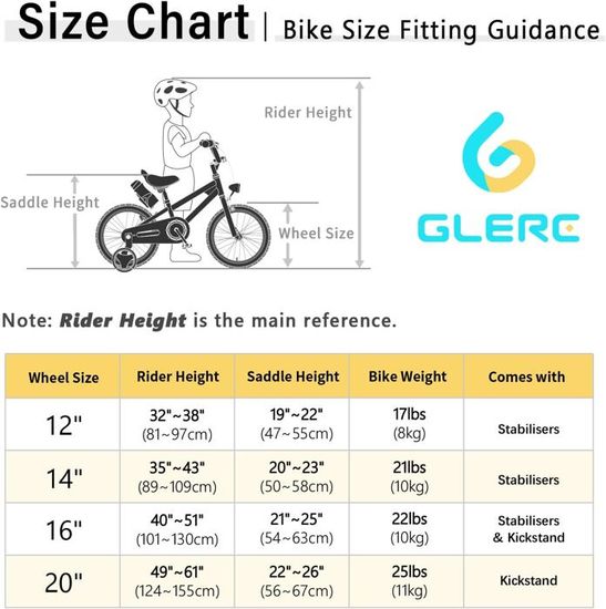 Vélo Enfant 16 Pouces Réglable En Hauteur 5-8 Ans Garçons Filles - Alliage Acier Carbone Avec Roues Stabilisatrices