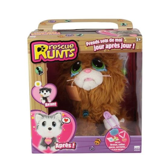 Rescue Runts Le Chat Roux A Soigner Cdiscount Jeux Jouets