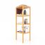 Etagere De Salle De Bains En Bambou Etagere De Rangement