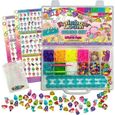Bandai - Rainbow Loom Combo Set – Fabrication de bracelets - Métier à tisser avec 2300 élastiques – Charms et Perles - ‎ CD00102-0