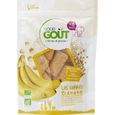 Good Goût Biscuits Carrés Banane +8m Bio 50g-0