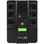 GREENCELL Onduleur Green Cell® - 800 VA (480 W) - Écran LCD - 6 prises Schuko