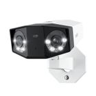 Reolink Caméra de Surveillance 8K 16MP Extérieure PoE,Vue 180°&Double Objectif,Suivi Mouvement,Vision Nocturne,Duo 3 PoE