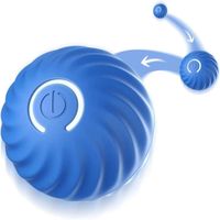 Jouets interactifs pour Chiens Smart Ball | Balle roulante Active pour Chiens | Balle Automatique en Silicone Durable pour Chien 