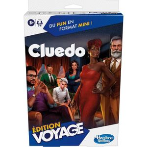 JEU SOCIÉTÉ - PLATEAU Hasbro Gaming Cluedo édition Voyage, Jeu Portable 