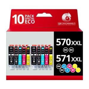 Cartouche D'encre Canon 570PGBK Originale - Noire - Occasion Mais Fonctionnelle