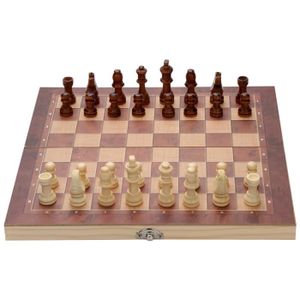32Pcs pions Jeu International jeu d'échecs complet pions Set Noir et Blanc 