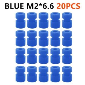 ACCESSOIRE CIRCUIT 20pc bleu m2x6.6 - Amortisseur anti-vibration avec boule en caoutchouc, IkM2 M3 pour F4 F7, contrôleur de vol