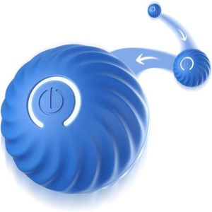 ROUE - BOULE D'EXERCICE Jouets interactifs pour Chiens Smart Ball | Balle roulante Active pour Chiens | Balle Automatique en Silicone Durable pour Chien 