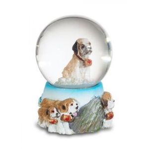 impexit Boule Neige Chien Husky en resine 9//6//6 cm